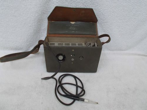 Vintage General Electric Halogen Leak Detector Type H-7 Audible Alarm GEJ-4439