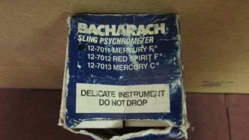 Bacharach sling psychrometer model 12-7011 mercury fahrenheit for sale