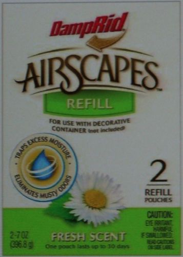 2-pack damprid  airscapes fresh scent refills as20fs for sale