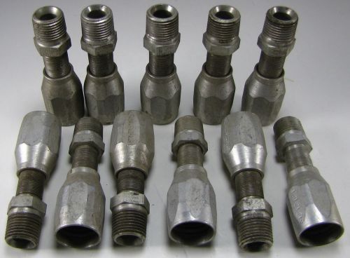 (11) New EATON (Aeroquip) Hose End Fittings Part Number 4412-08-10S