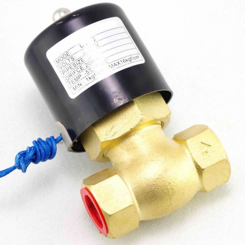 2&#034; inch bspt 2way nc gas oil  brass steam solenoid valve 24vdc ptfe pilot piston for sale