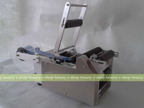 New Semi-automatic Round Bottle Labeler Labeling machine es0bv