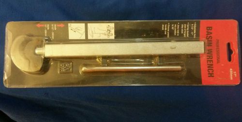 Professional Basin Wrench-Adjustable From 9-1/2&#034; to 17&#034; Length-New In Box