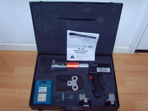 NIBCO PC-100 CRIMPING TOOL WITH PRESSING RIGDID PROPRESS 330 320 100B 210