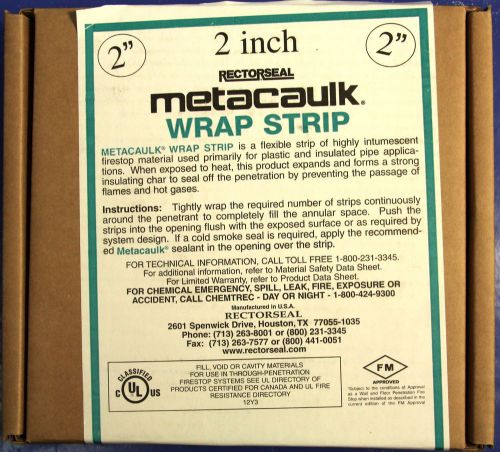 metacaulk Wrap Strip by Rectorseal -- Intumescent firestop material