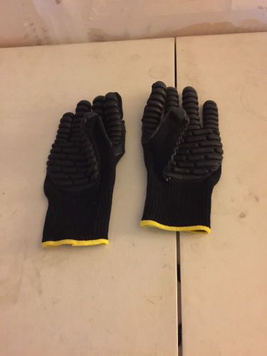 Pair Of Black Vibration Gloves