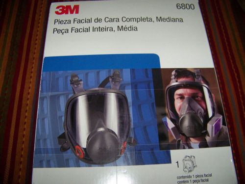 3M 6800 Reusable Respiratory Full Facepiece Respirator Gas Mask Medium Ships Now