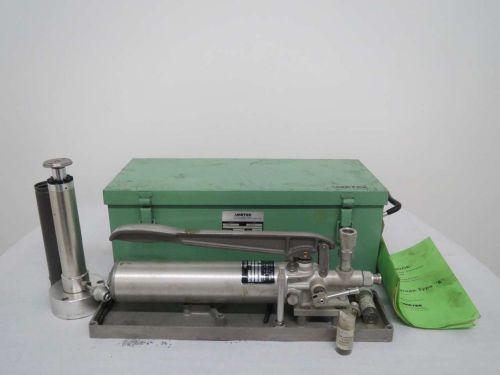 Ametek r-100 hydraulic dead weight pressure tester 10000 psi b336623 for sale