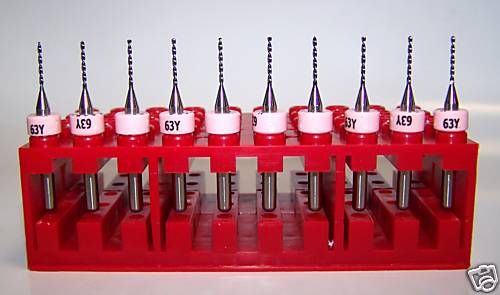 (10) #63 (.0370&#034;) printed circuit board drills (pcb) 100.0370.400 for sale
