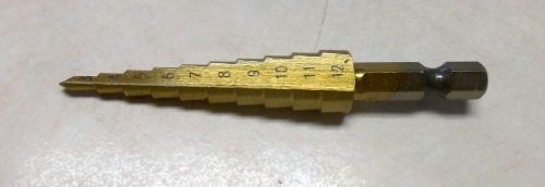 Usa shipping - metric 3 4 5 6 7 8 9 10 11 12 mm step drill for sale