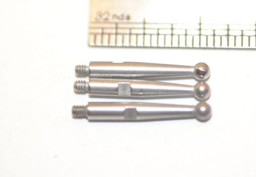 3 nos tesa swiss tesatast dial indicator contact points 18.60102 .80&#034; (2mm) 193a for sale