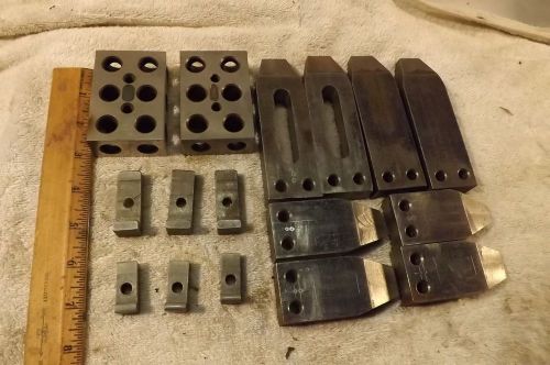FINN 1-2-3 MACHINIST SETTING AND OTHER HOLD DOWN BLOCK/CLAMP LOT