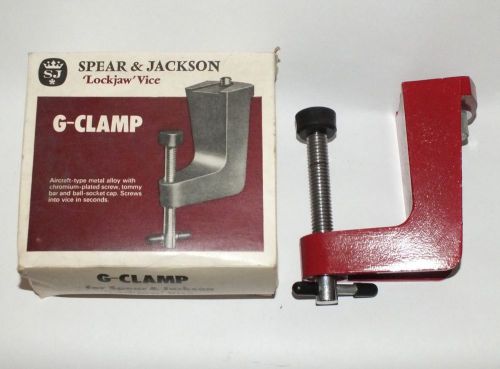 Spear &amp; Jackson Lockjaw Vise G Clamp Base Lock Jaw Vises
