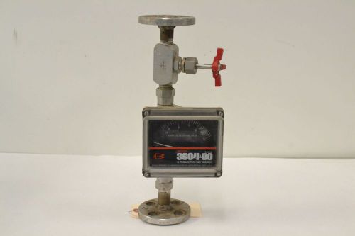 Brooks 3604ea1a3m1d 3604&amp;09 hi pressure thru-flow indicator 160kg/hr b313442 for sale