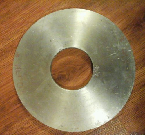 Aluminum Plate Disc 11 1/4 &#034;x 1/2&#034; w/4&#034; Hole
