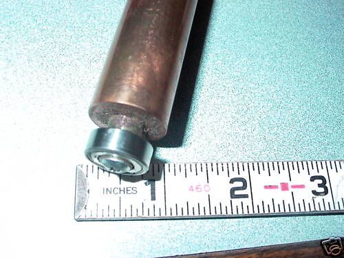 COPPER COATED STEEL ROLLER WITH BEARINGS