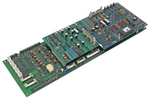 Lam Research 810-494010-001 A6 Gas Box I/O Interlock PCB w/ Expansion Boards