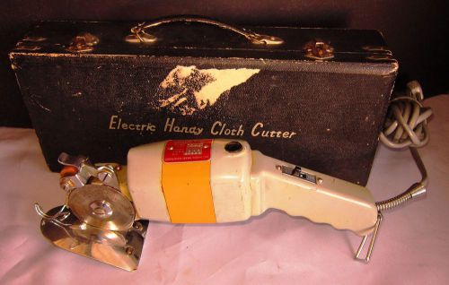 Vintage Electric CONSEW 500 Professional Rotary Cloth Fabric Cutter With Case