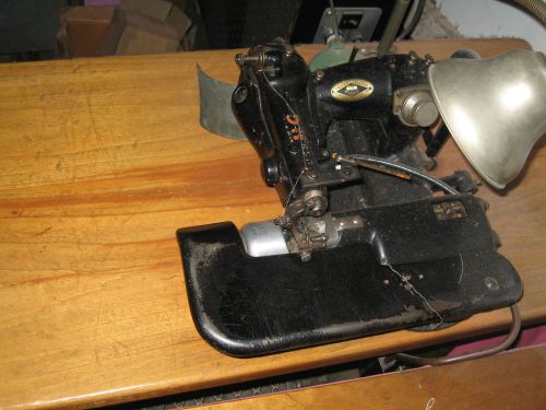 United States Blind Stitch Sewing Machine Model # 118 With Table &amp; Motor