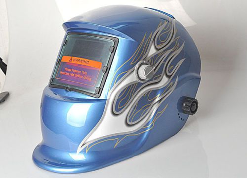 New Blue Protective Mask Pro Auto Darkening ANSI CE Welding Helmet XD ART
