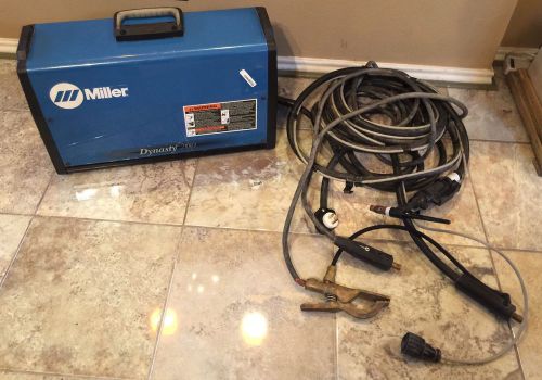 Used miller 951175 dynasty 200dx ac/dc tig welder w/finger tip control cont. kit for sale