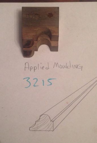 Lot 3215 Applied Moulding Weinig / WKW Corrugated Knives Shaper Moulder