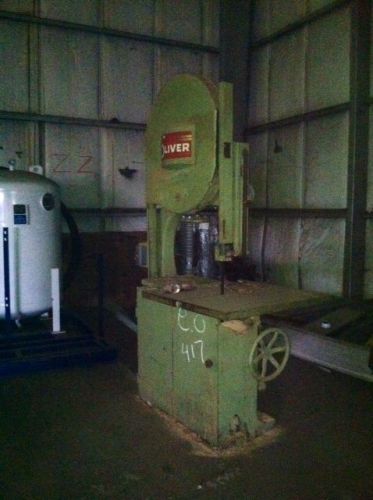 Oliver vertical band saw