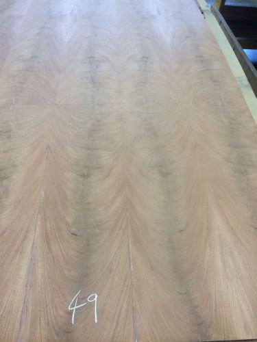 Wood Veneer Crotch Mahogany 38x98 1pcs total 3-ply Wood Backed &#034;EXOTIC&#034; CRLM49