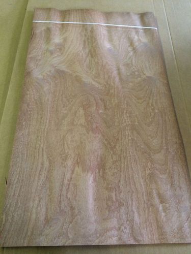 Wood Veneer Pommele Sapele 23x40 1pcs total &#034;EXOTIC&#034; PS2 7-18