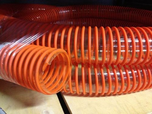 4&#039; urethane leaf vac &amp; saw dust collector collection flexible 4 inch hose tubing for sale