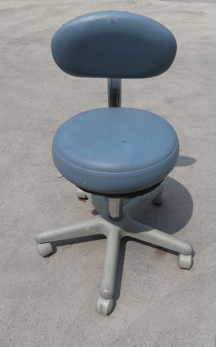 Summit Dental Adjustable Doctor / Dr Dental Stool w/ Back