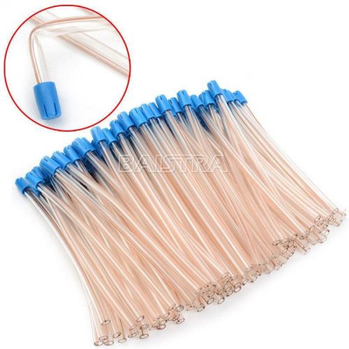 New 100 pcs/bag Dental Disposable Saliva Ejector Low Volume Suction Clear tube