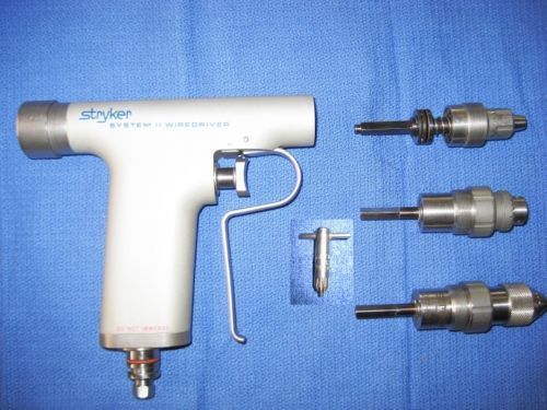 Stryker system ii wiredriver (297-80) set with chucks &amp; key (5 piece set) for sale