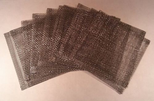 Box of 10 brand new 6&#034; x 6&#034; / 6x6 wire gauze heat shield squares for lab burners for sale