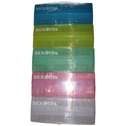 NEW 81-WELL POLYPROPYLENE CRYOGENIC FREEZER BOXES 5 per ORDER  by BIOLOGIX USA