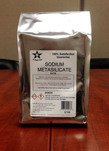 Sodium metasilicate 15 lb pack free shipping! for sale
