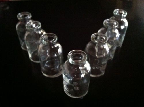 (5) Sealed Sterile 20mL Glass Serum Vials!