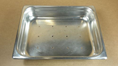 Vollrath 2022-5 Stainless Perforated Sterilization Tray 12&#034; x 10&#034; x 2&#034; (Ref # 2)