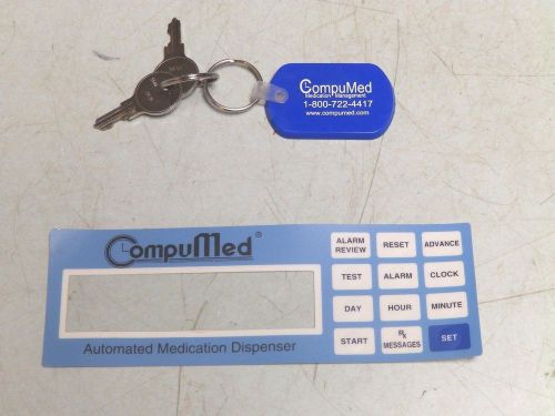 Compumed automatic pill dispenser machine &#034;set of keys&#034; free ship for sale