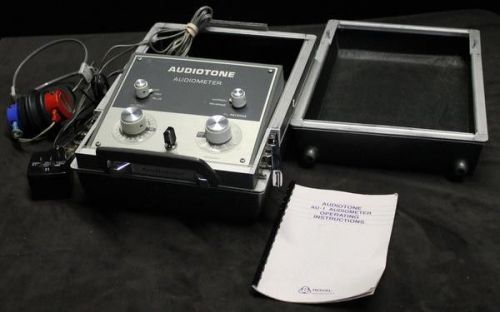 Vintage Working  Audiotone AU-1 Audiometer Hearing Tester Bone Free Shipping!