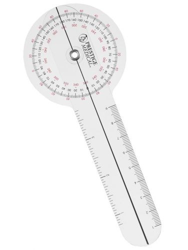 Prestige medical goniometer protractor 6inch, increments in/cm # 62 isom for sale