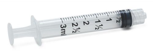 10 3cc Luer Lock Syringes, Individual Sterile Package.