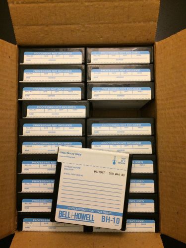 20 Sealed Bell &amp; Howell BH-10 Microfilm 16mm X 100ft Expired 09/1997