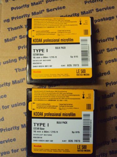 Kodak 16mm Reference Archive Media 215&#039; Roll 835 7873 LE500 Rated NOS
