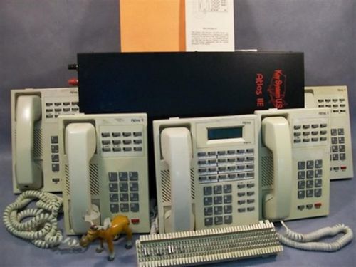 Key Systems Atlas IIE Phone System Model KSX-32 and 5 ET-4-E phones