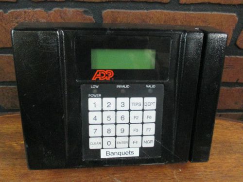 Accutime adp system series 4000/18  time &amp; attendance clock  w/ ethernet for sale