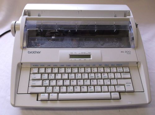 Brother ML 300 Electronic Multilingual Daisywheel Typewriter, Tested