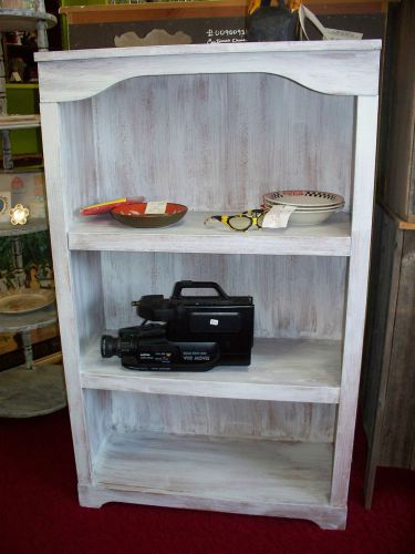 Neat Bookshelf Attractive Antique White SHABBY CHIC in Arkansas