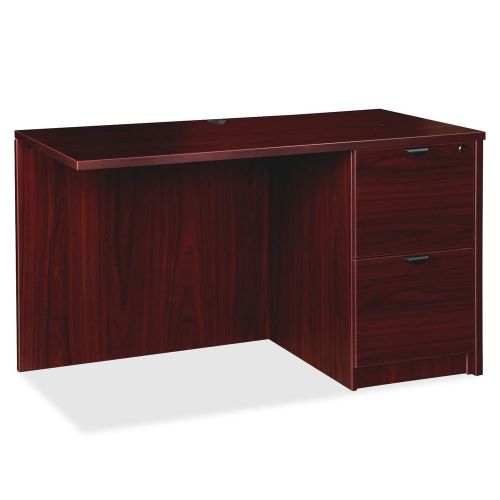 Lorell llr79040 prominence series mahogany laminate desking for sale
