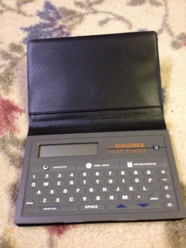 Vintage Rolodex Pocket Planner With Magnet Case